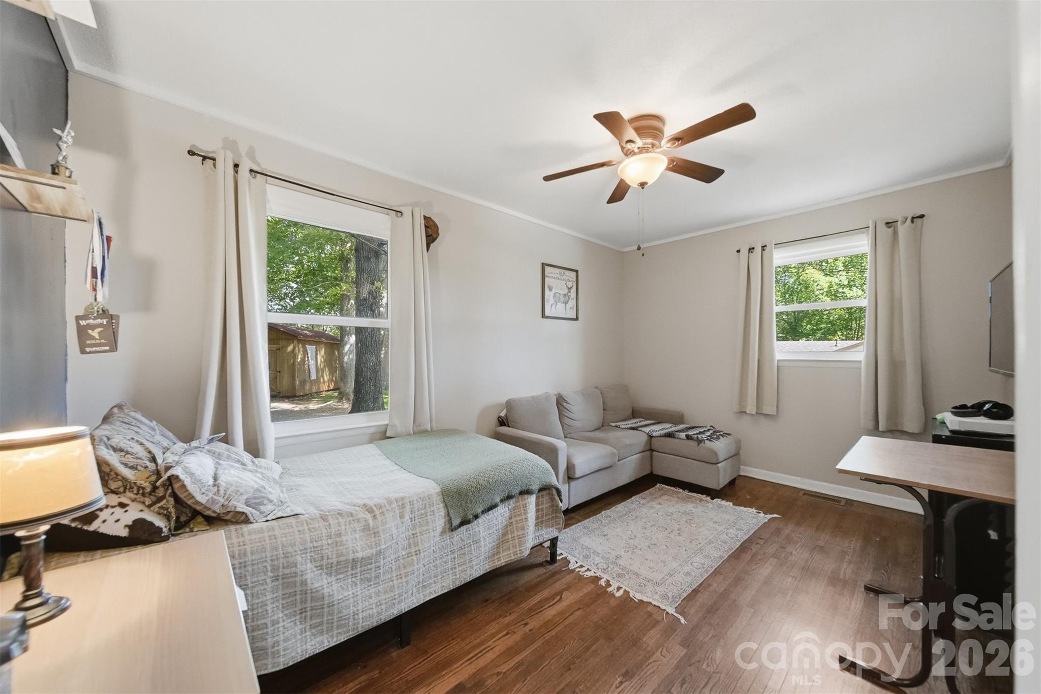 1312 County Home Road Conover, NC 28613 - Photo 14 of 25 a bedroom with a bed and a window