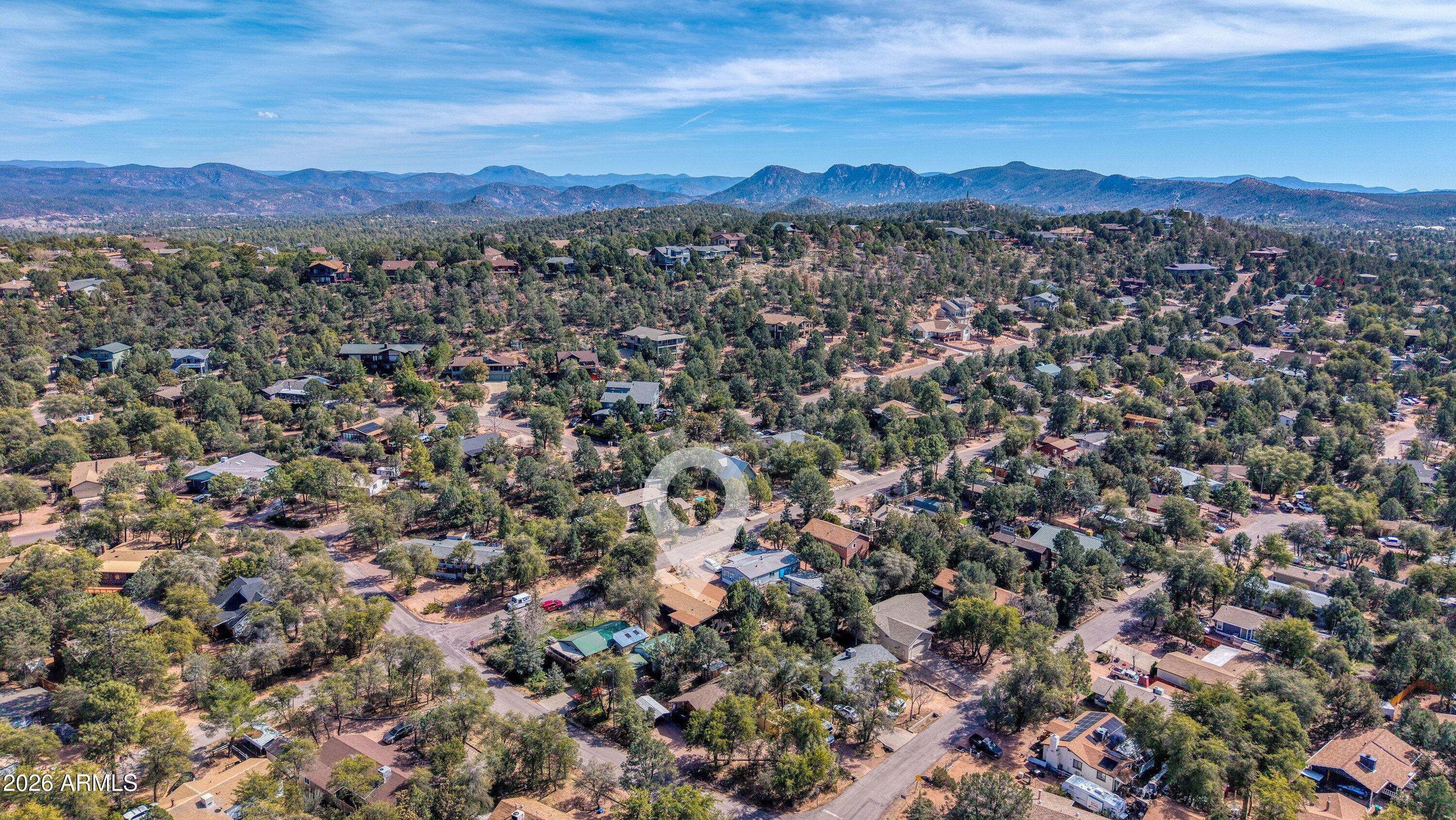 1302 North Matterhorn Road Payson, AZ 85541 - Photo 25 of 27 an aerial view of a city