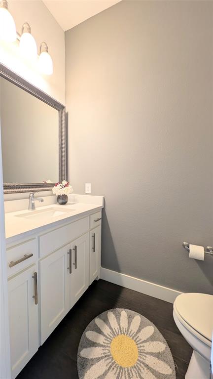 8933 Frostweed Road Frisco, TX 75035 - Photo 8 of 36 a bathroom with a sink and a mirror