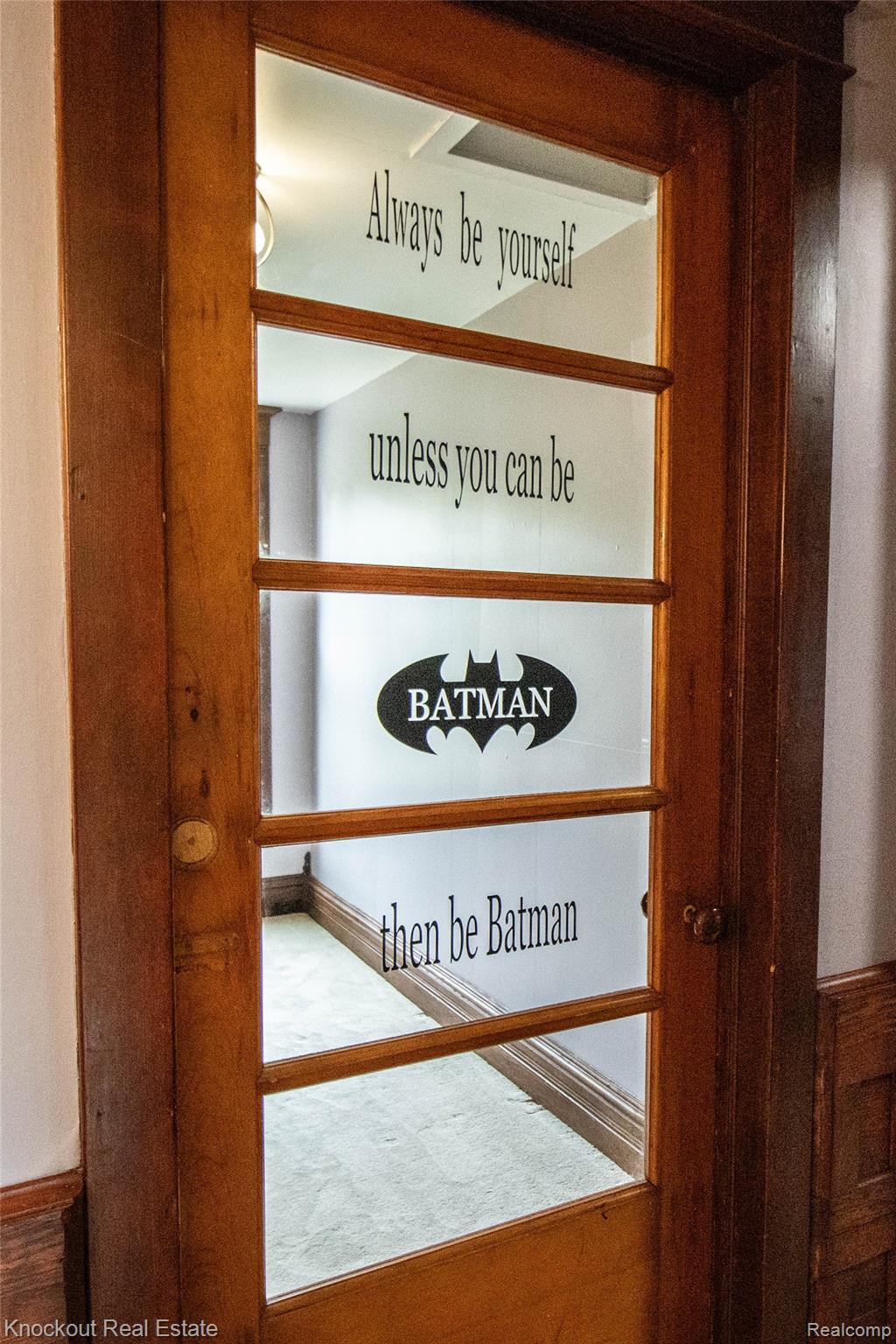 19983 West Ridge Road Henderson, MI 48841 - Photo 50 of 76 Wood-frame door with glass panels featuring applied lettering
