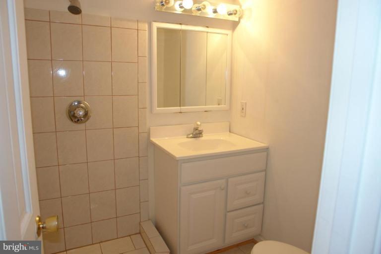 7014 Leestone Street Springfield, VA 22151 - Photo 21 of 23 a bathroom with a sink toilet and shower