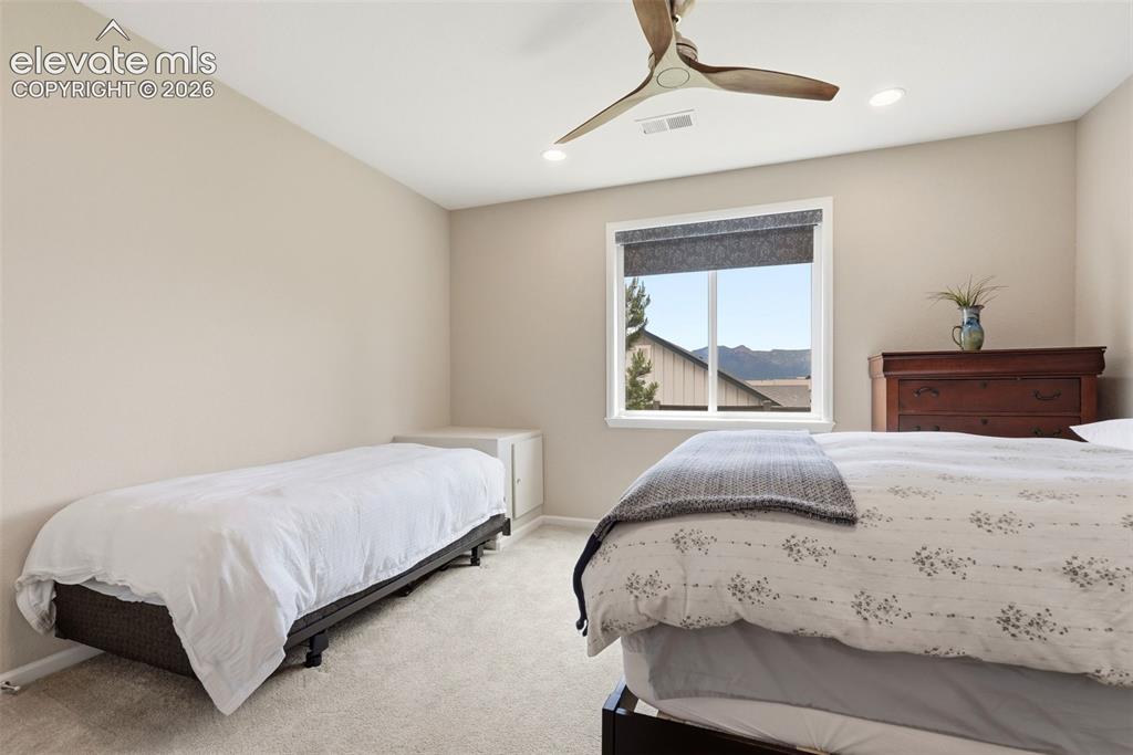 1394 Promontory Bluff View Colorado Springs, CO 80921 - Photo 41 of 47 a bedroom with a bed and a window