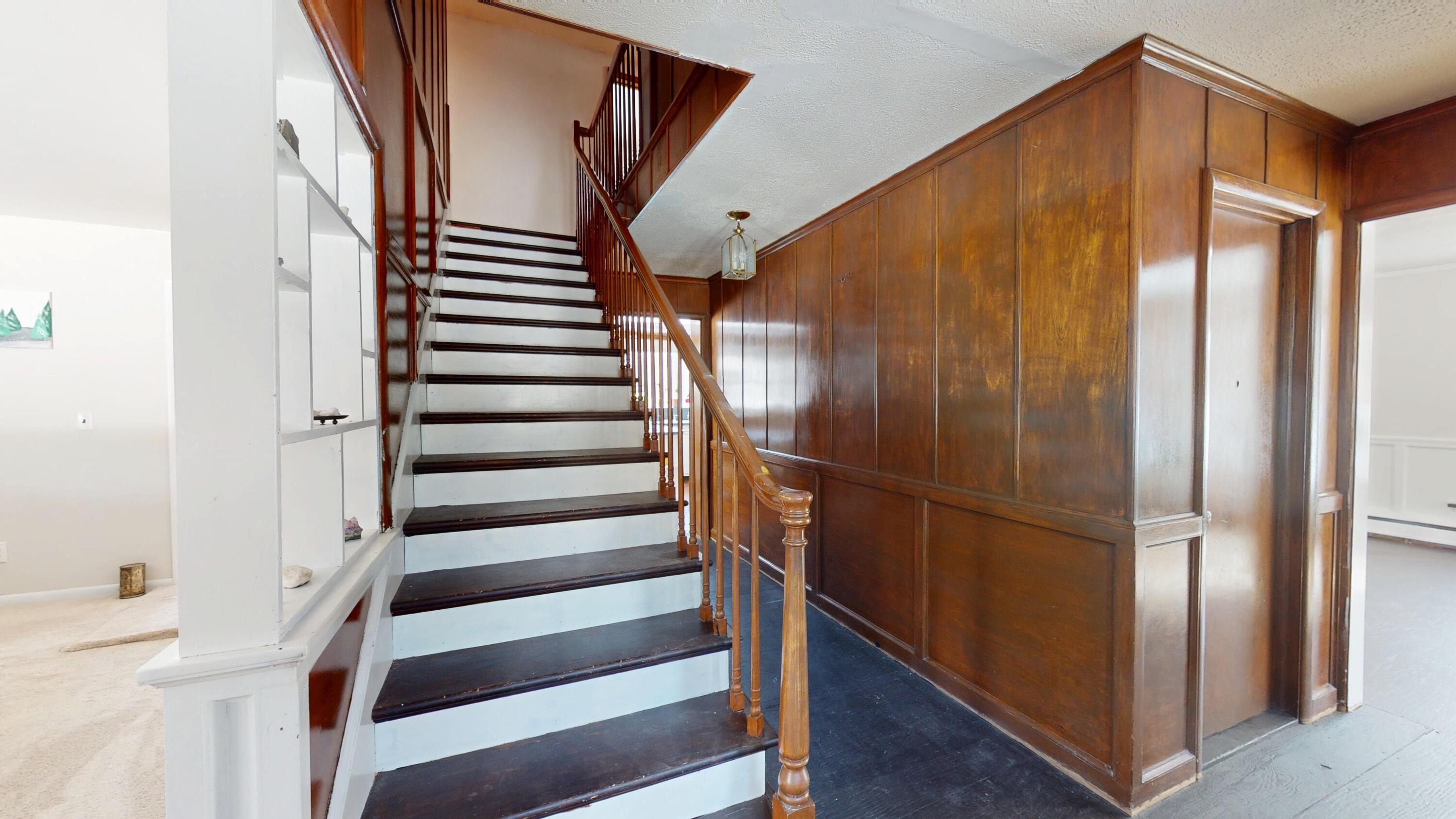 2240 South 350 East Knox, IN 46534 - Photo 31 of 103 a view of entryway with wooden floor and stairs