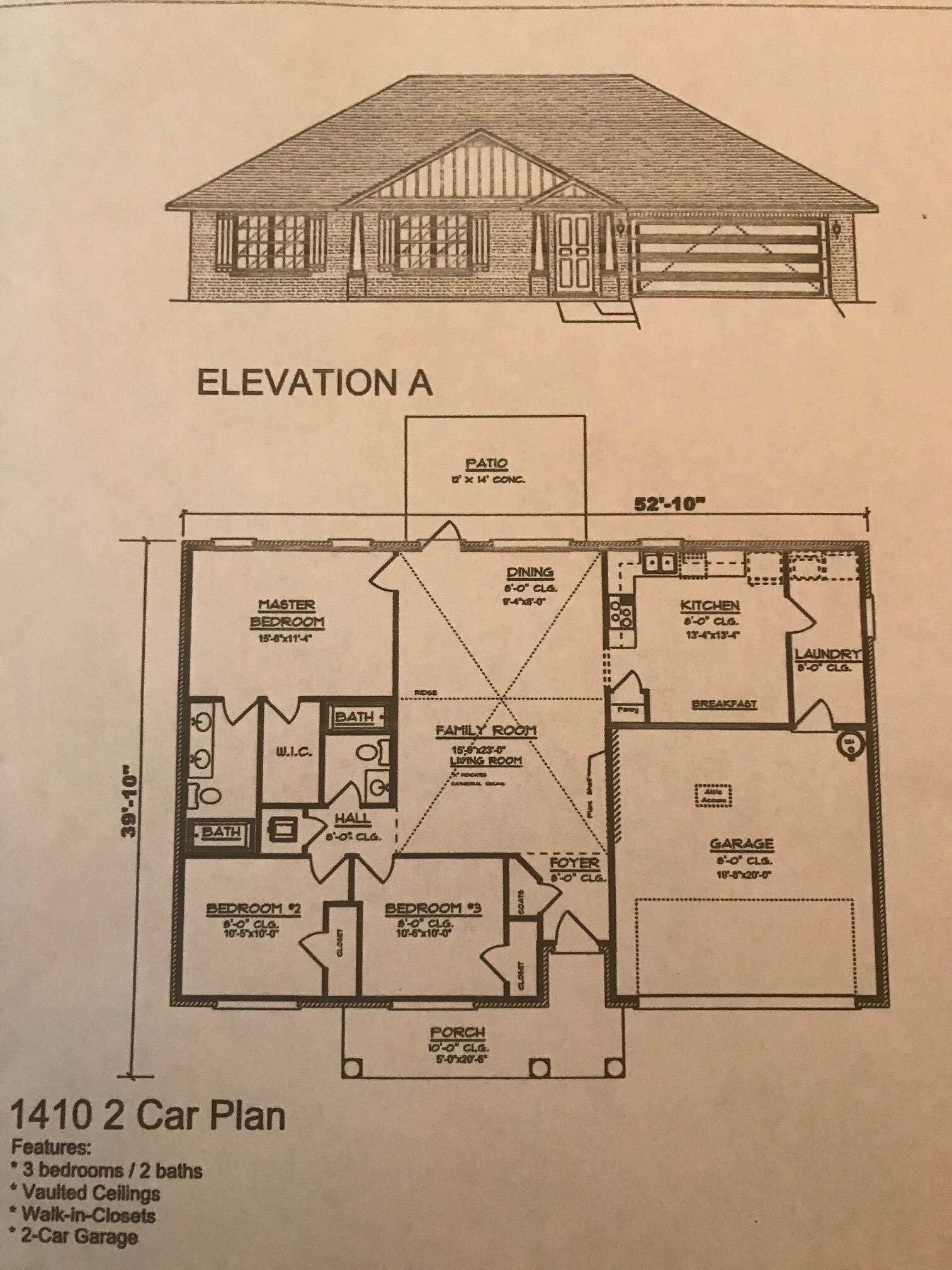 16182 Wishing Tree Court Foley, AL 36535 - Photo 12 of 12 floor plan
