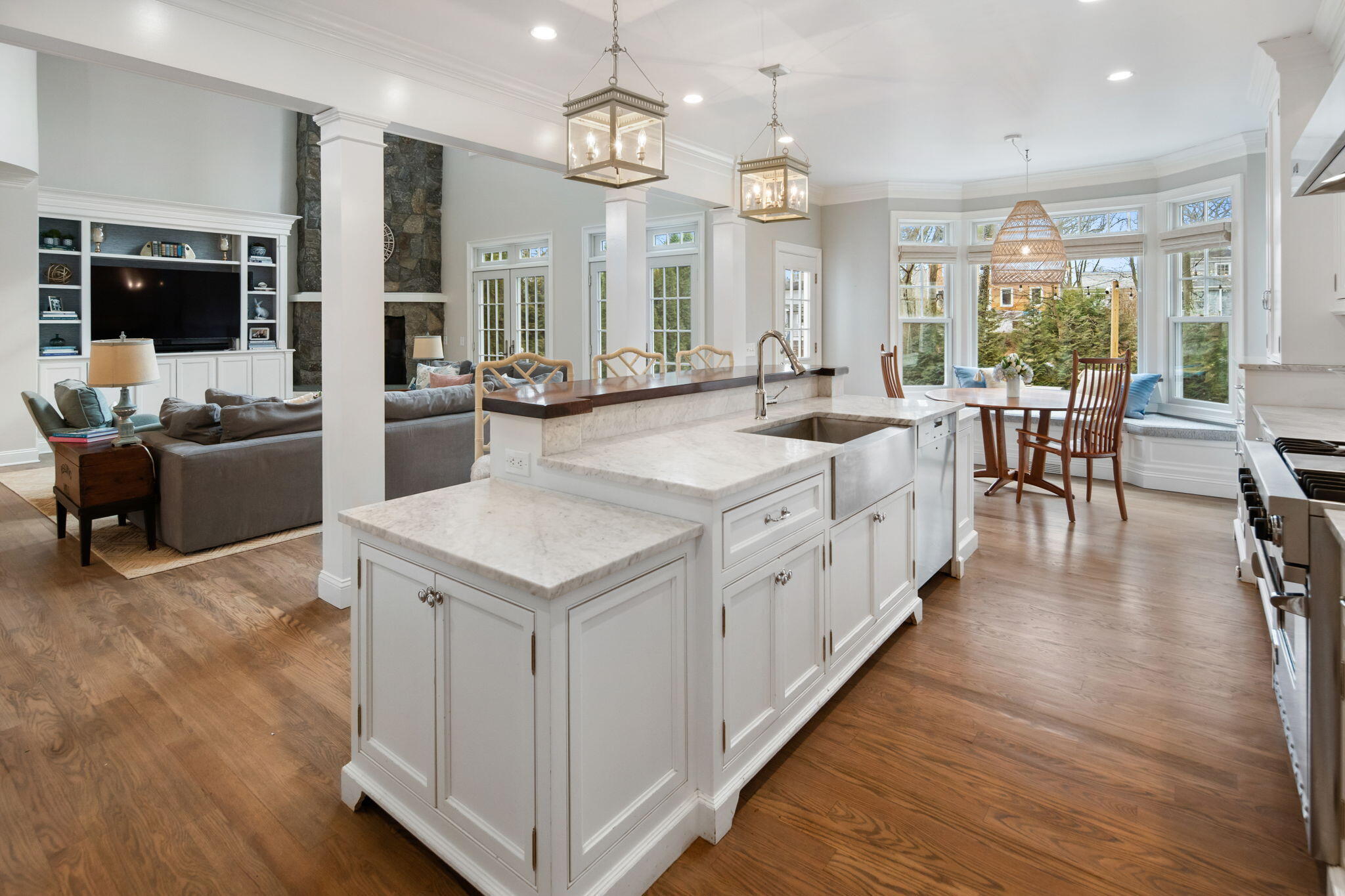 19 Indian Spring Road Norwalk, CT 06853 - Photo 8 of 25 Kitchen opens to family room