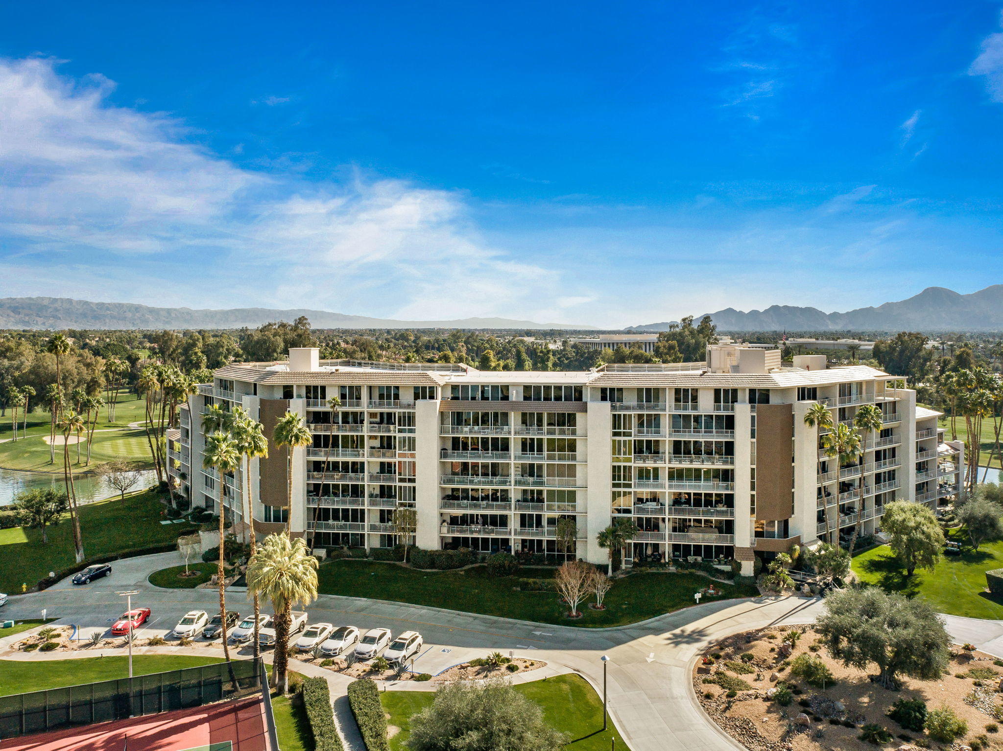 900 Island Drive, Unit 314 Rancho Mirage, CA 92270 - Photo 4 of 46 a view of a city with tall buildings