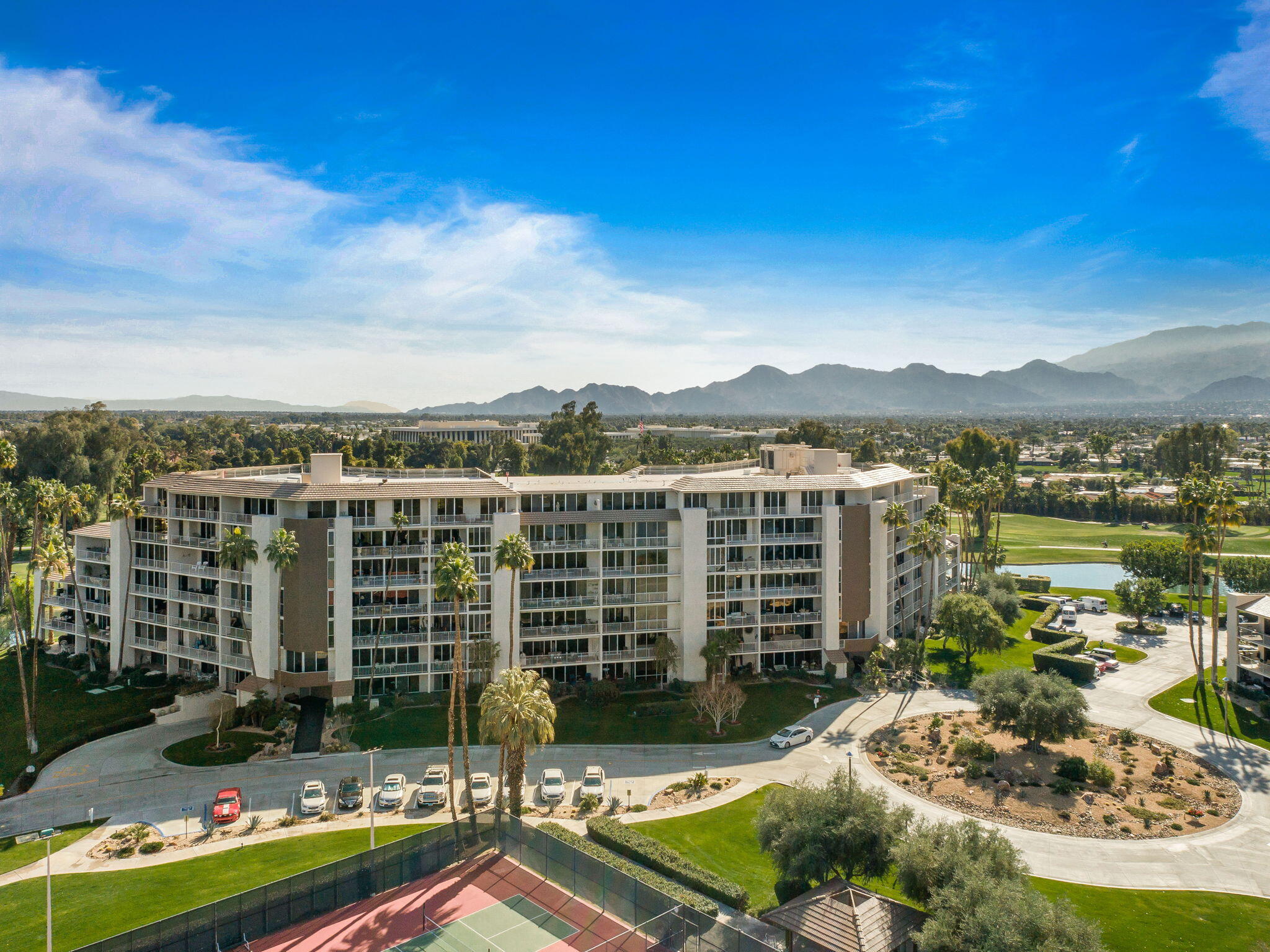 900 Island Drive, Unit 314 Rancho Mirage, CA 92270 - Photo 36 of 46 a view of a city with tall buildings
