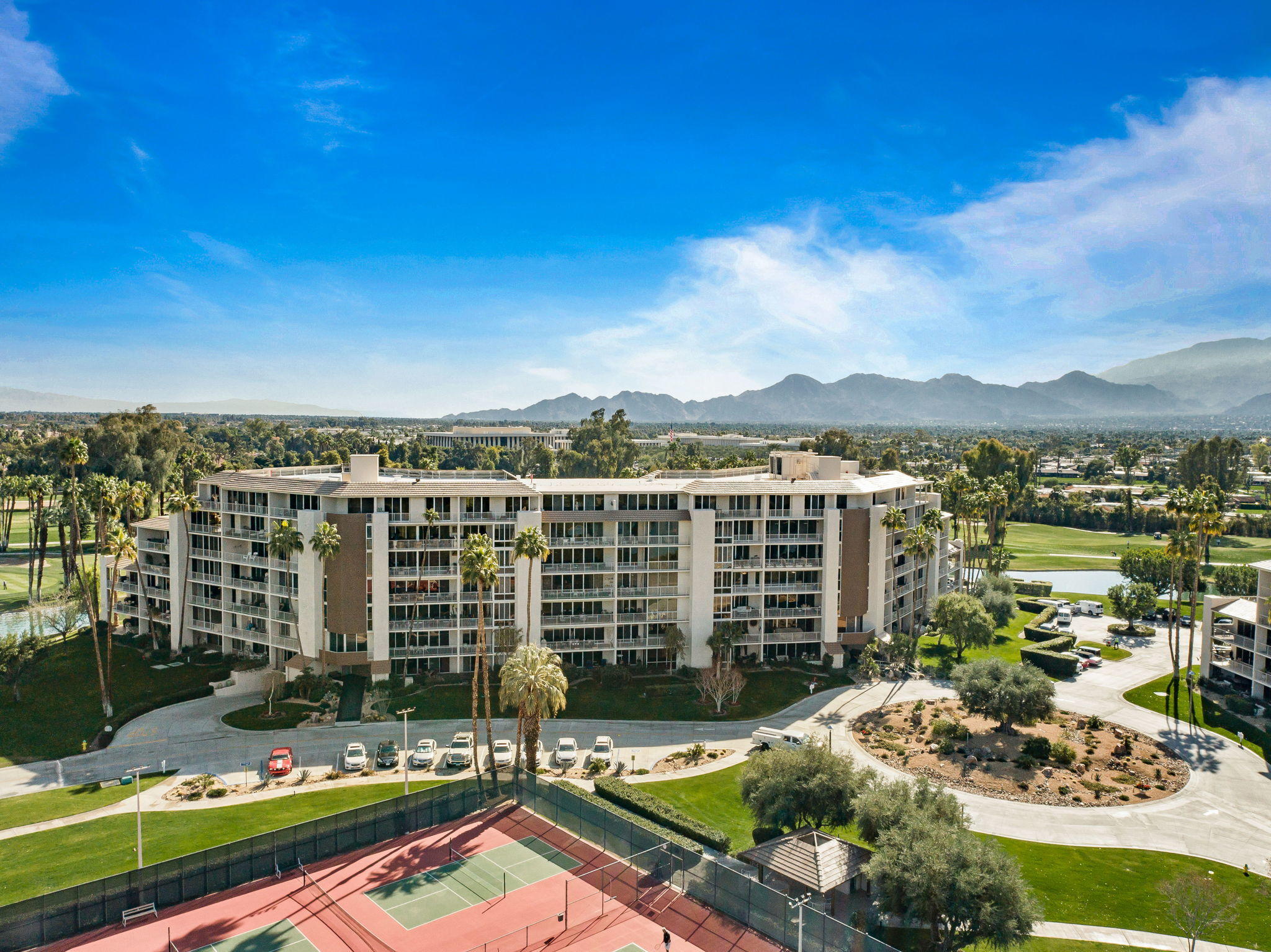 900 Island Drive, Unit 314 Rancho Mirage, CA 92270 - Photo 40 of 46 a view of a city with tall buildings