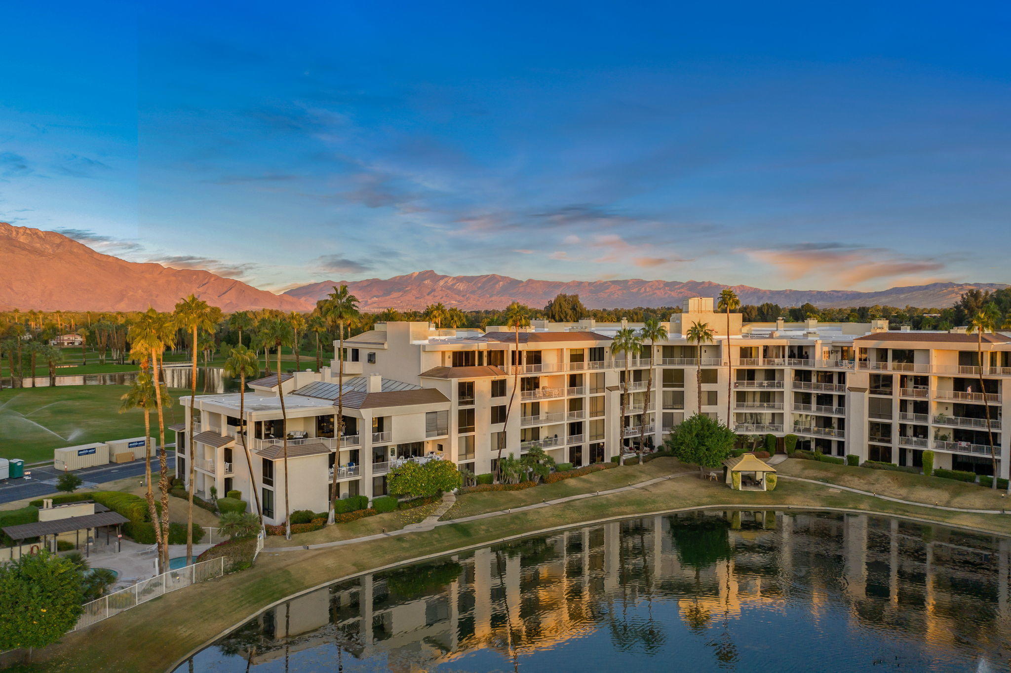 900 Island Drive, Unit 314 Rancho Mirage, CA 92270 - Photo 43 of 46 a view of a large building with a city view