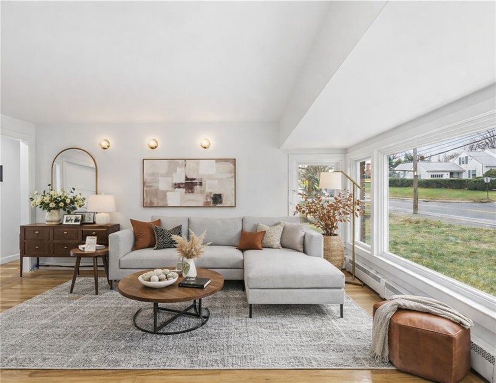 461 River Road Lincoln, RI 02865 - Photo 2 of 30 Living room with large picture window and hardwood flooring