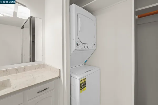 a utility room with a sink