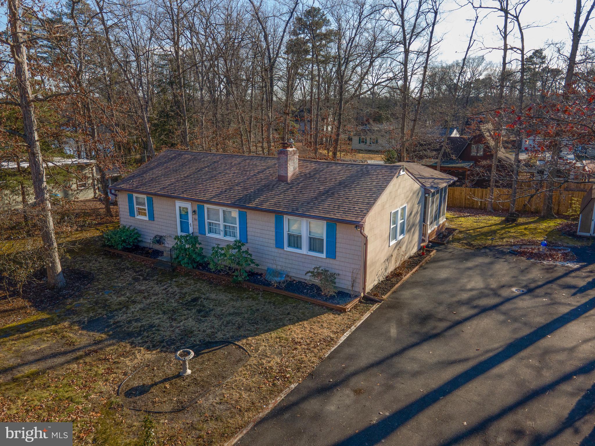 701 Uranus Road Millville, NJ 08332 - Photo 29 of 29 a aerial view of a house with a yard