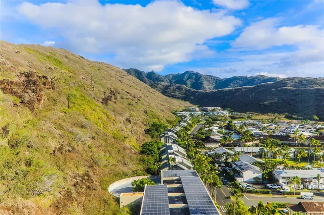 a front view of a building