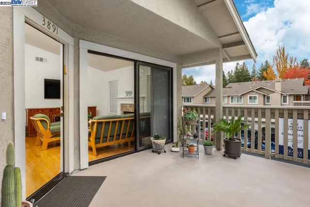 a view of front door and deck