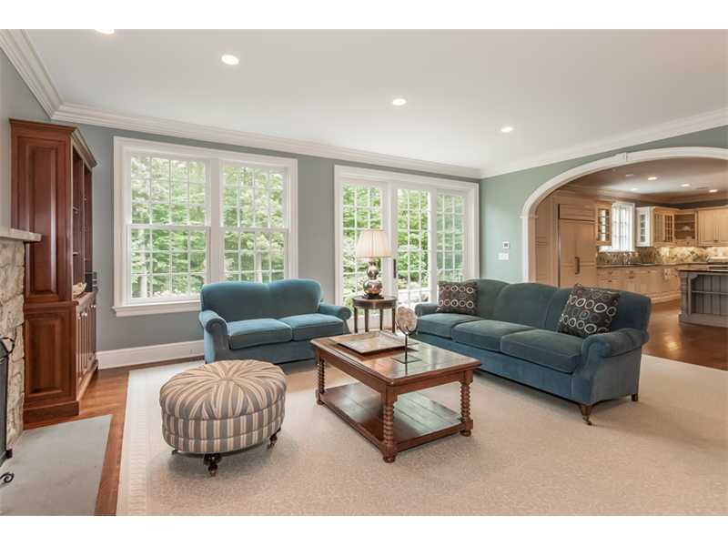 46 Stony Brook Road Darien, CT 06820 - Photo 12 of 24 a living room with furniture and a large window