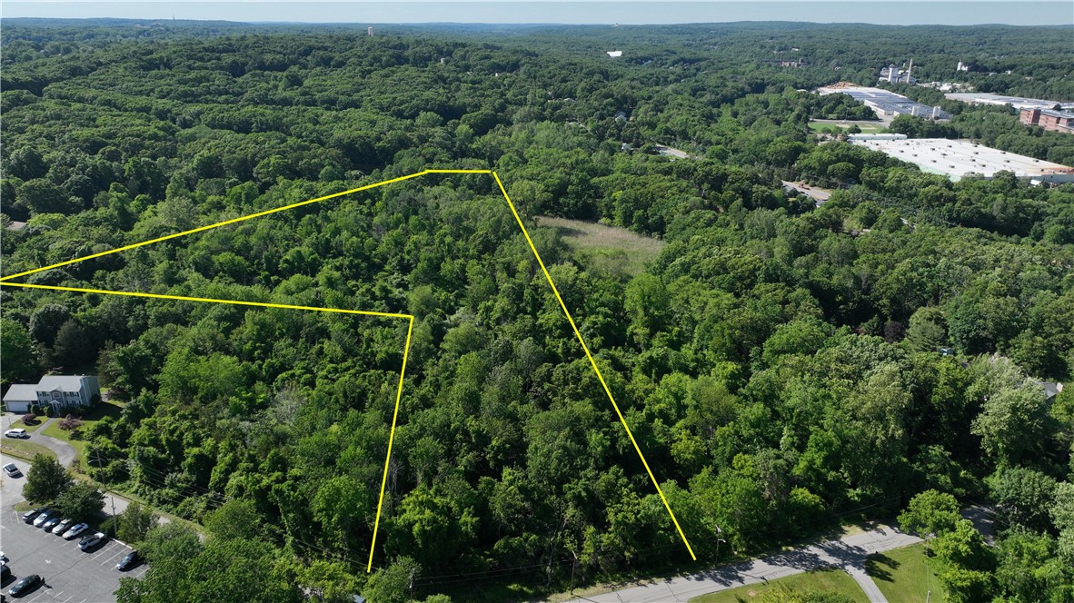 Aerial photo with estimated boundaries.