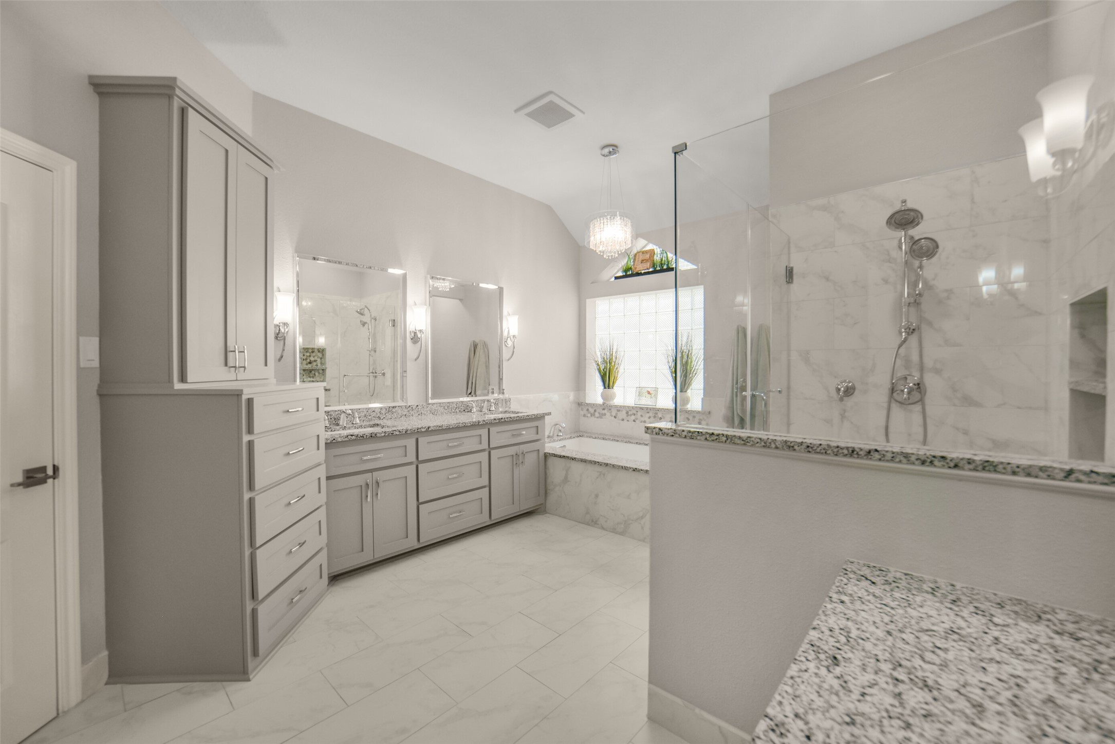 1310 Lambourne Circle Spring, TX 77379 - Photo 27 of 50 Gutted, redesigned and repainted, the main bathroom offers a custom retreat