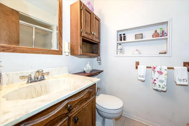 a bathroom with a sink and a toilet