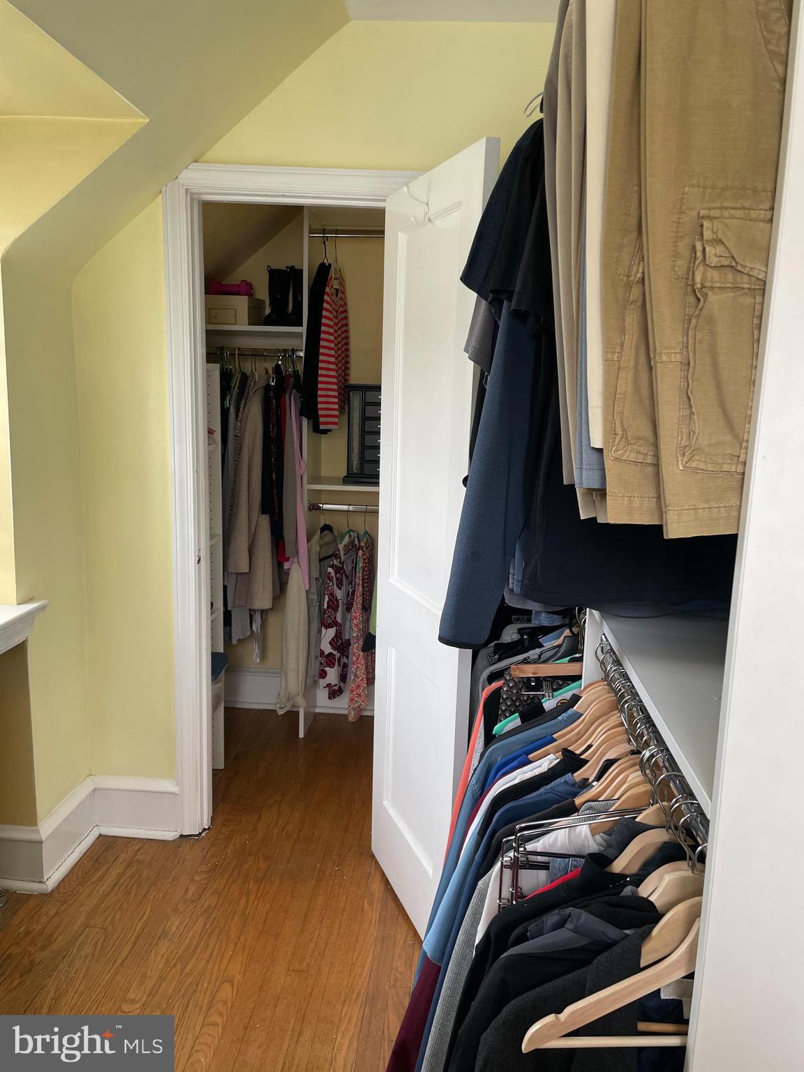 122 East Waverly Road Wyncote, PA 19095 - Photo 22 of 39 Closet goes deep and has two windows for light.