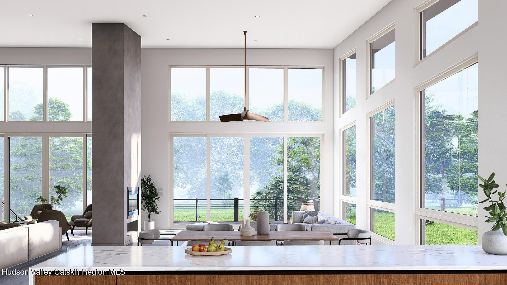 185 Stone Church Road Marbletown, NY 12401 - Photo 8 of 43 2024-04-08_Ango Residence_Kitchen_View 3