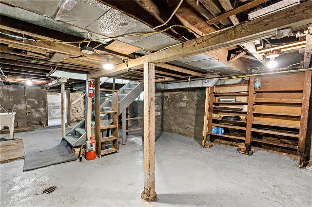 428 Card Avenue Wilmerding, PA 15148 - Photo 26 of 32 a view of empty room with wooden ceiling