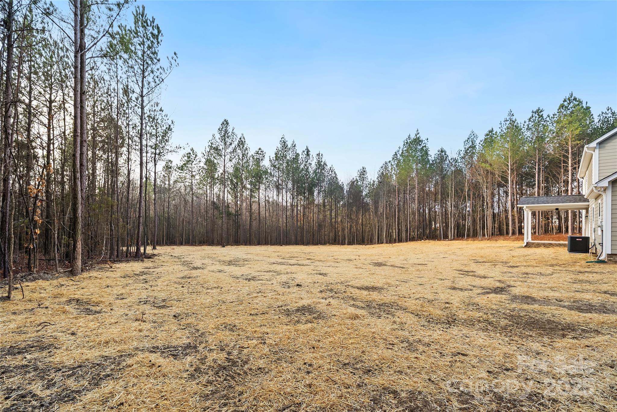 1917 Snyders Store Road, Unit 6 Wingate, NC 28174 - Photo 38 of 46 a backyard of a house with trees