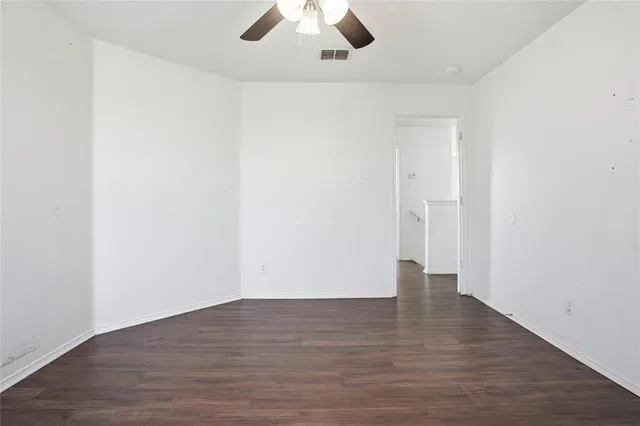 wooden floor in an empty room