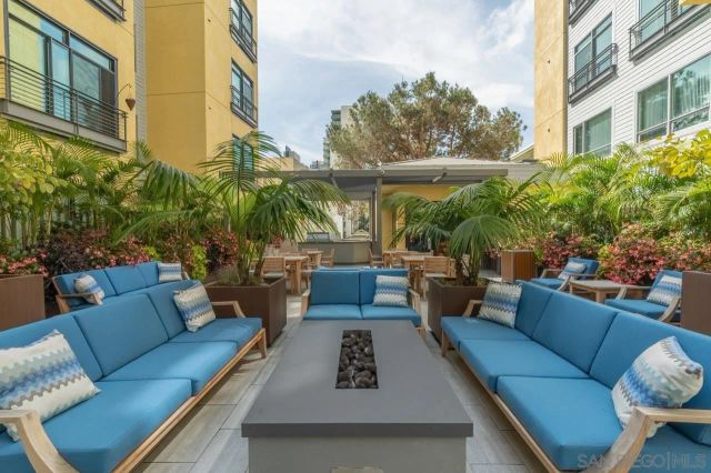 a view of a couches in the patio