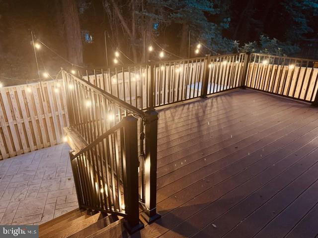 1016 Windrush Lane, Unit 25 Sandy Spring, MD 20860 - Photo 10 of 37 Enchanting deck under twinkling lights.