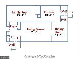 19420 Treadway Road Brookeville, MD 20833 - Photo 29 of 30 Main Level Floorplan