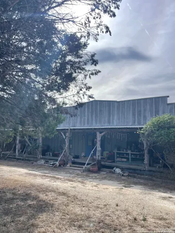 a backyard of a house
