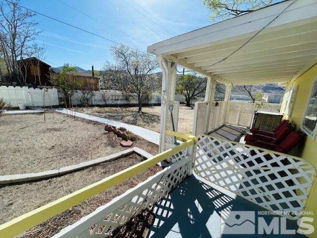 524 E Avenue Gabbs, NV 89409 - Photo 13 of 15 a view of balcony with wooden floor