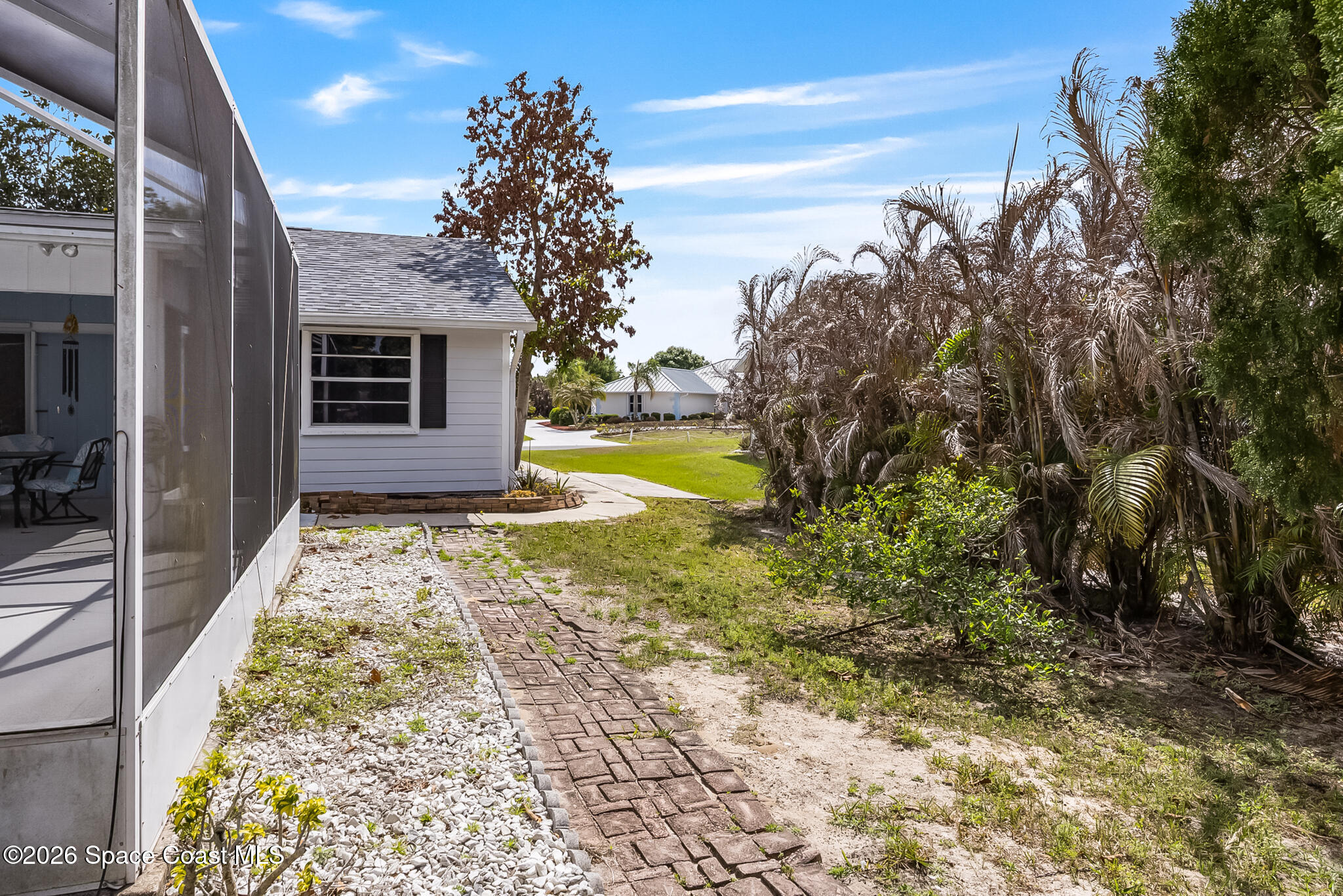 854 Dale Circle Sebastian, FL 32958 - Photo 28 of 31 a view of back yard of the house
