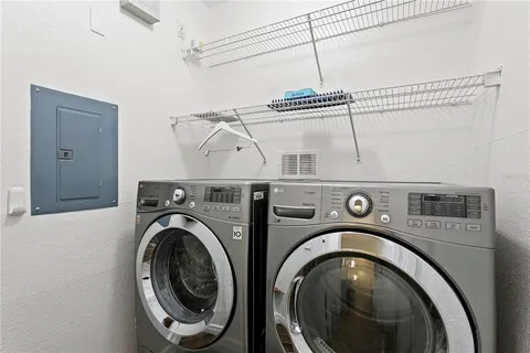 a close view of kitchen appliances