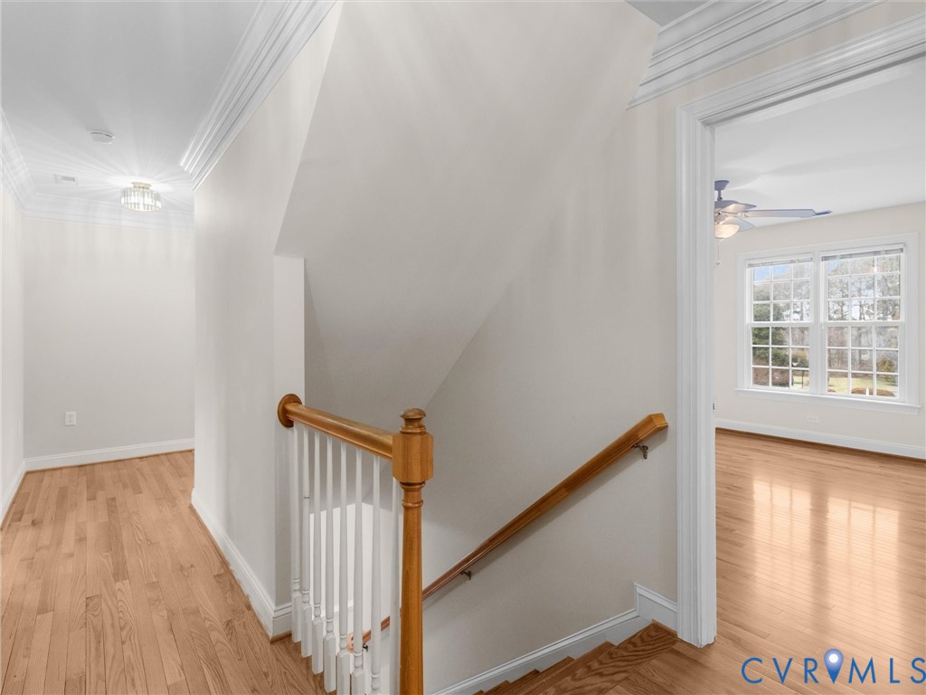 14335 Lander Road Midlothian, VA 23113 - Photo 44 of 70 a view of a hallway with windows