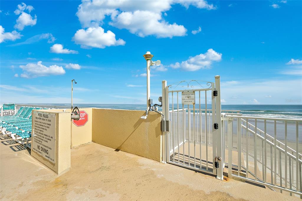 2937 South Atlantic Avenue, Unit 1907 Daytona Beach Shores, FL 32118 - Photo 37 of 55 a view of a terrace