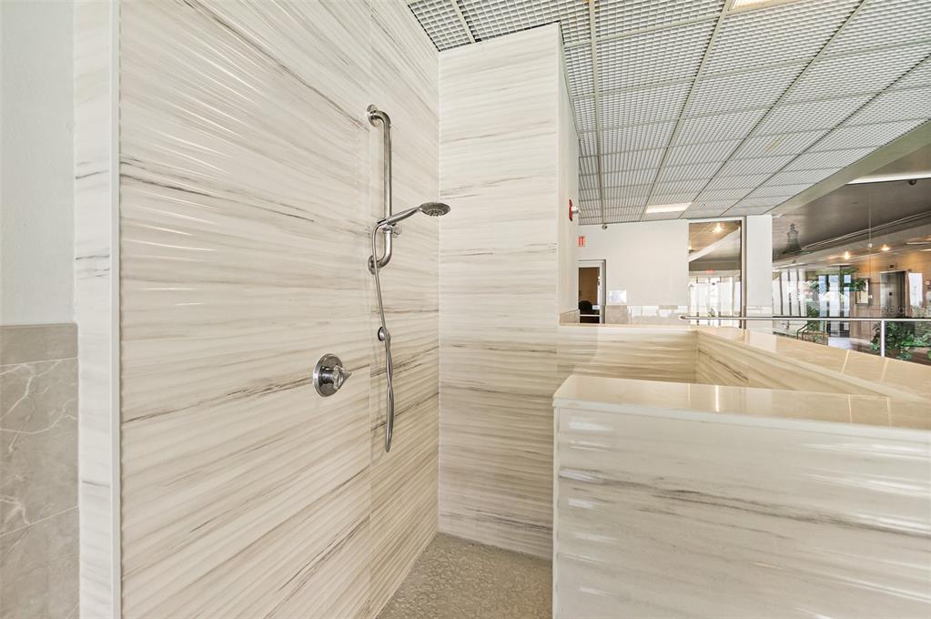 2937 South Atlantic Avenue, Unit 1907 Daytona Beach Shores, FL 32118 - Photo 41 of 55 a bathroom with a shower