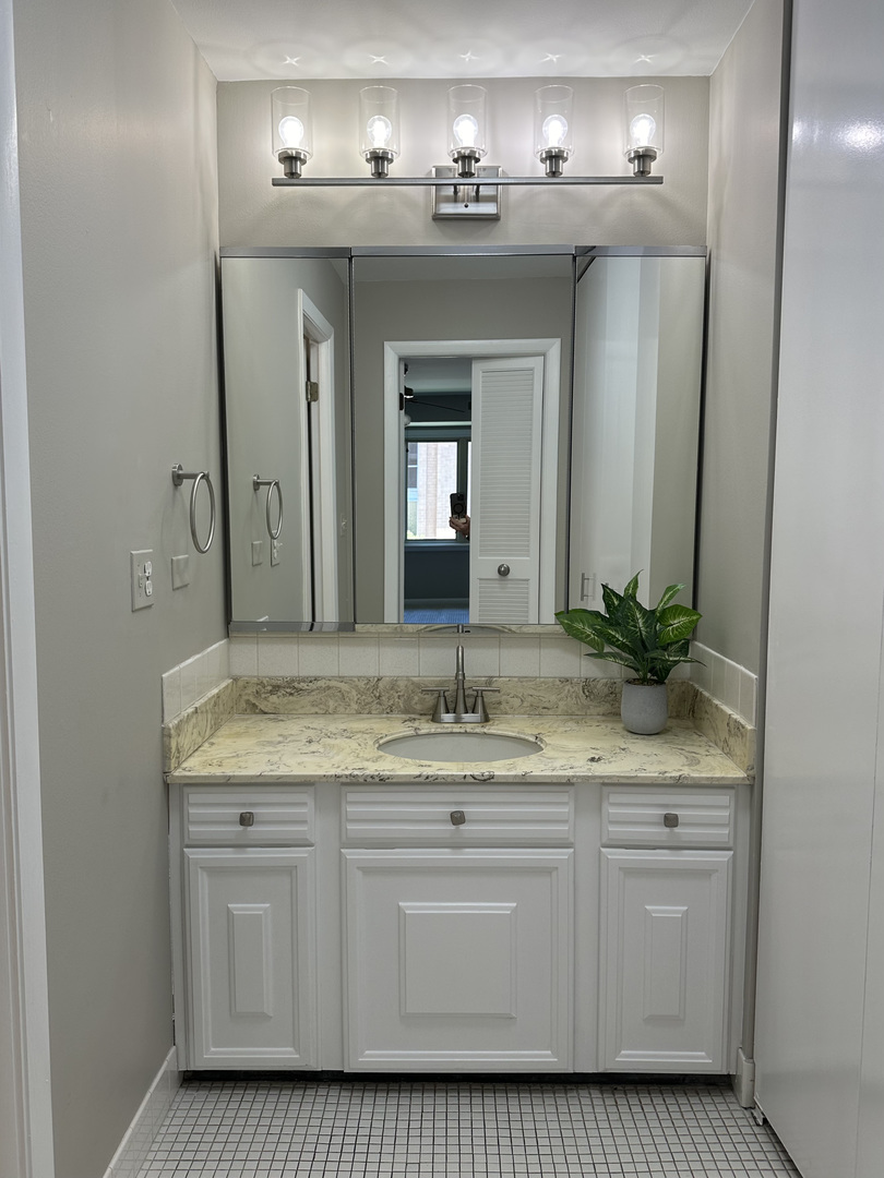 2420 West Talcott Road, Unit 211 Park Ridge, IL 60068 - Photo 16 of 28 a bathroom with a sink and a mirror