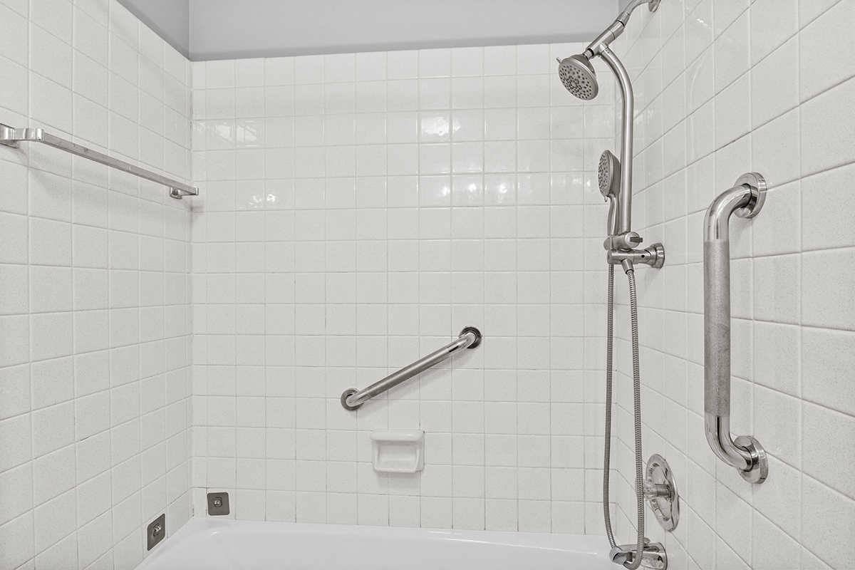 2420 West Talcott Road, Unit 211 Park Ridge, IL 60068 - Photo 22 of 28 a bathroom with a shower and a shower