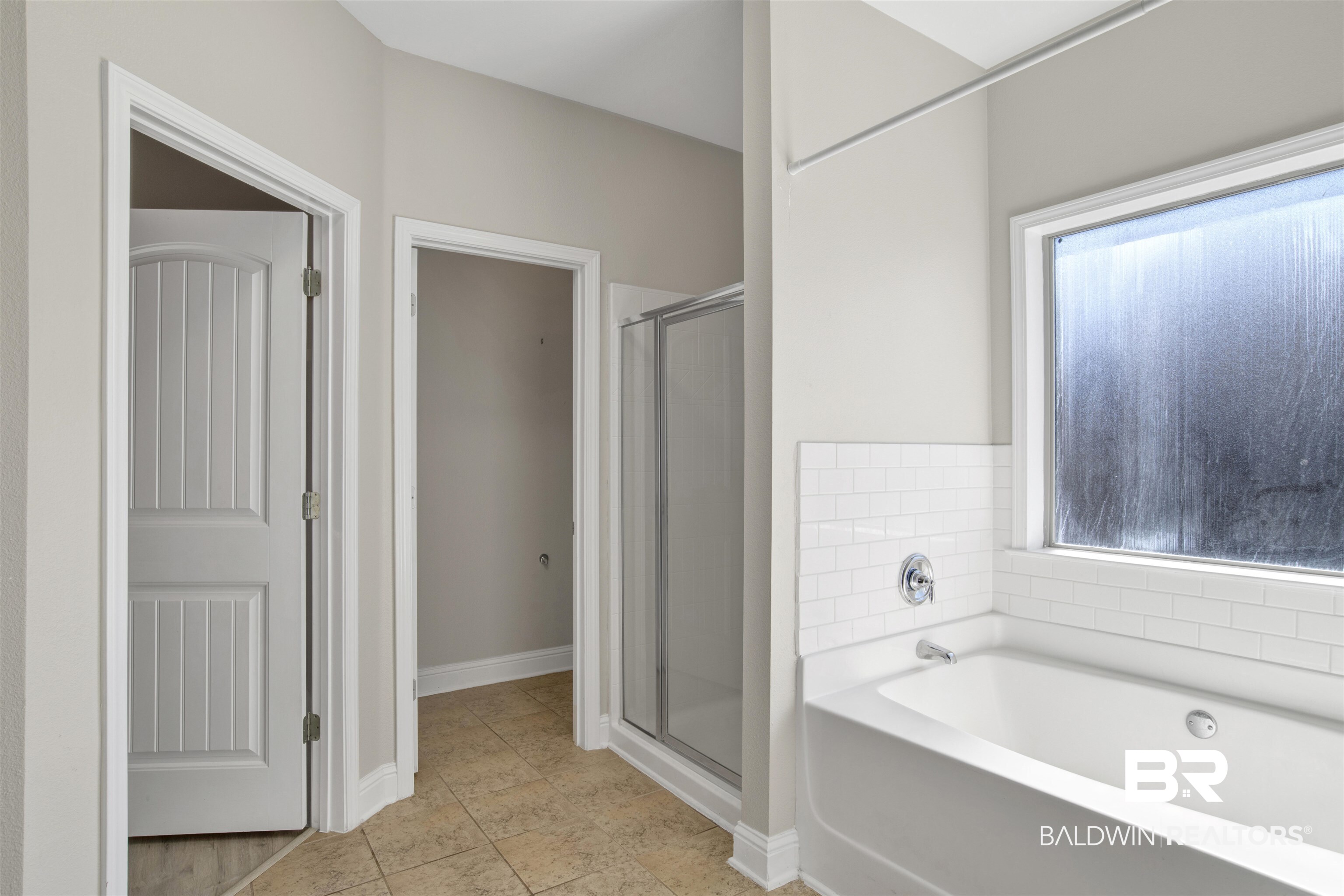 24159 Tullamore Drive Daphne, AL 36526 - Photo 22 of 31 Bathroom featuring separate shower and tub and tile patterned flooring