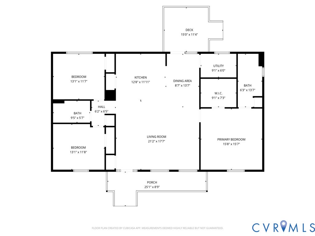 12442 Quaker Road Dinwiddie, VA 23841 - Photo 28 of 28 View of floor plan / room layout