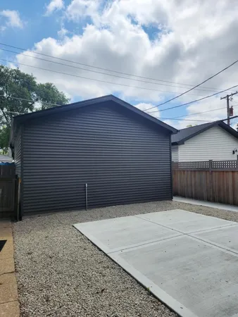 a backyard of a house
