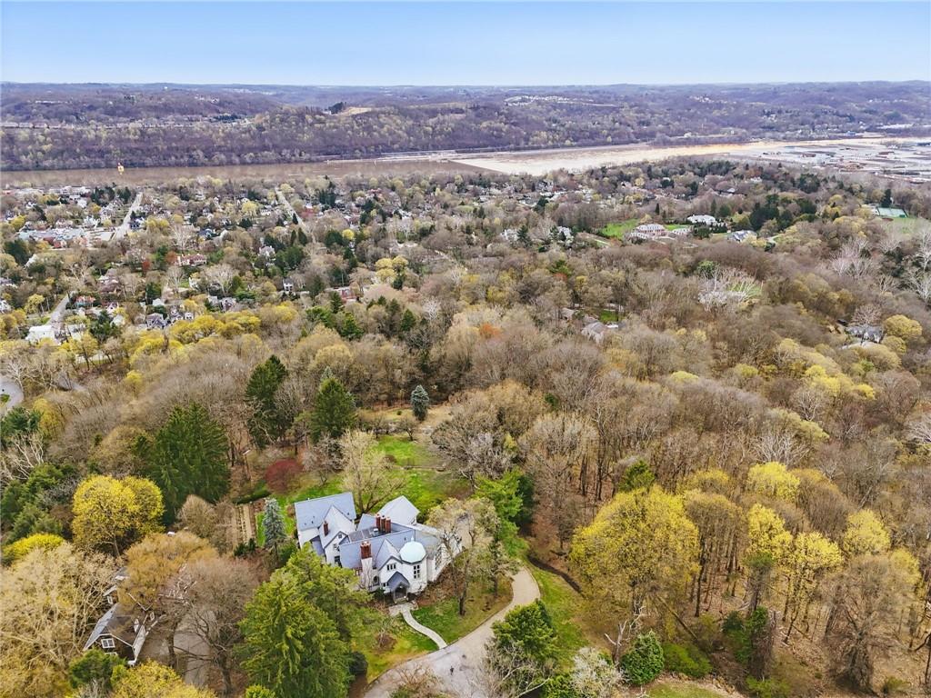 743 Chestnut Road Sewickley, PA 15143 - Photo 37 of 40 a view of a city with mountains in the background