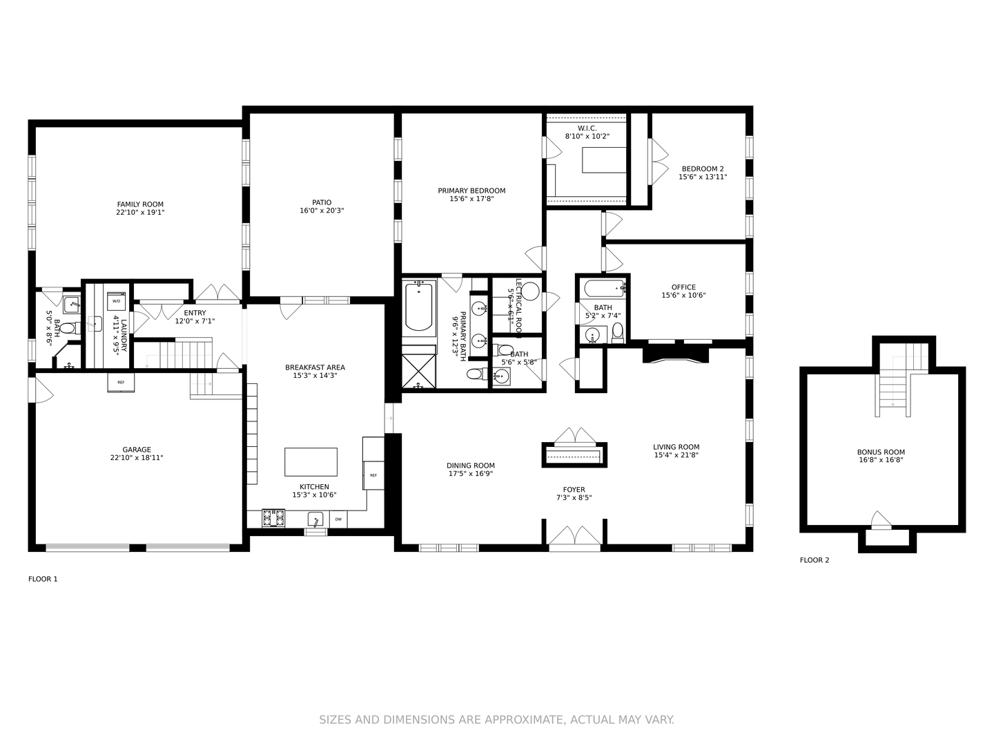 105 Ronan Road Highwood, IL 60040 - Photo 19 of 21 a picture of a floor plan