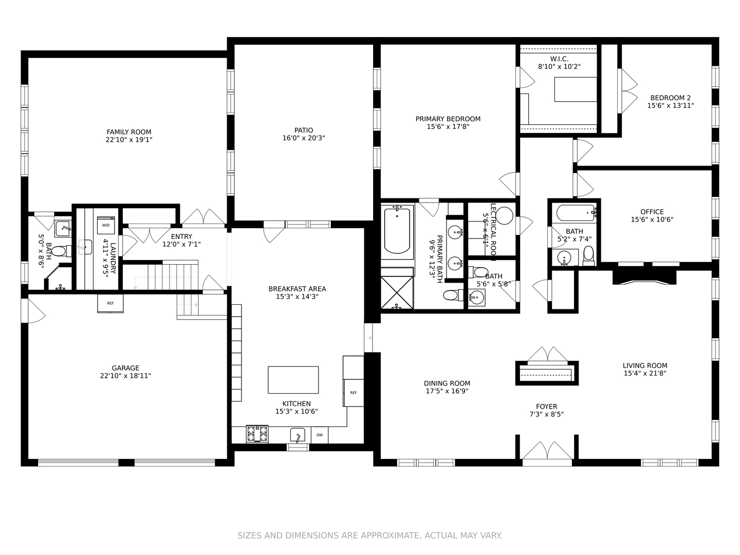 105 Ronan Road Highwood, IL 60040 - Photo 21 of 21 a picture of a floor plan