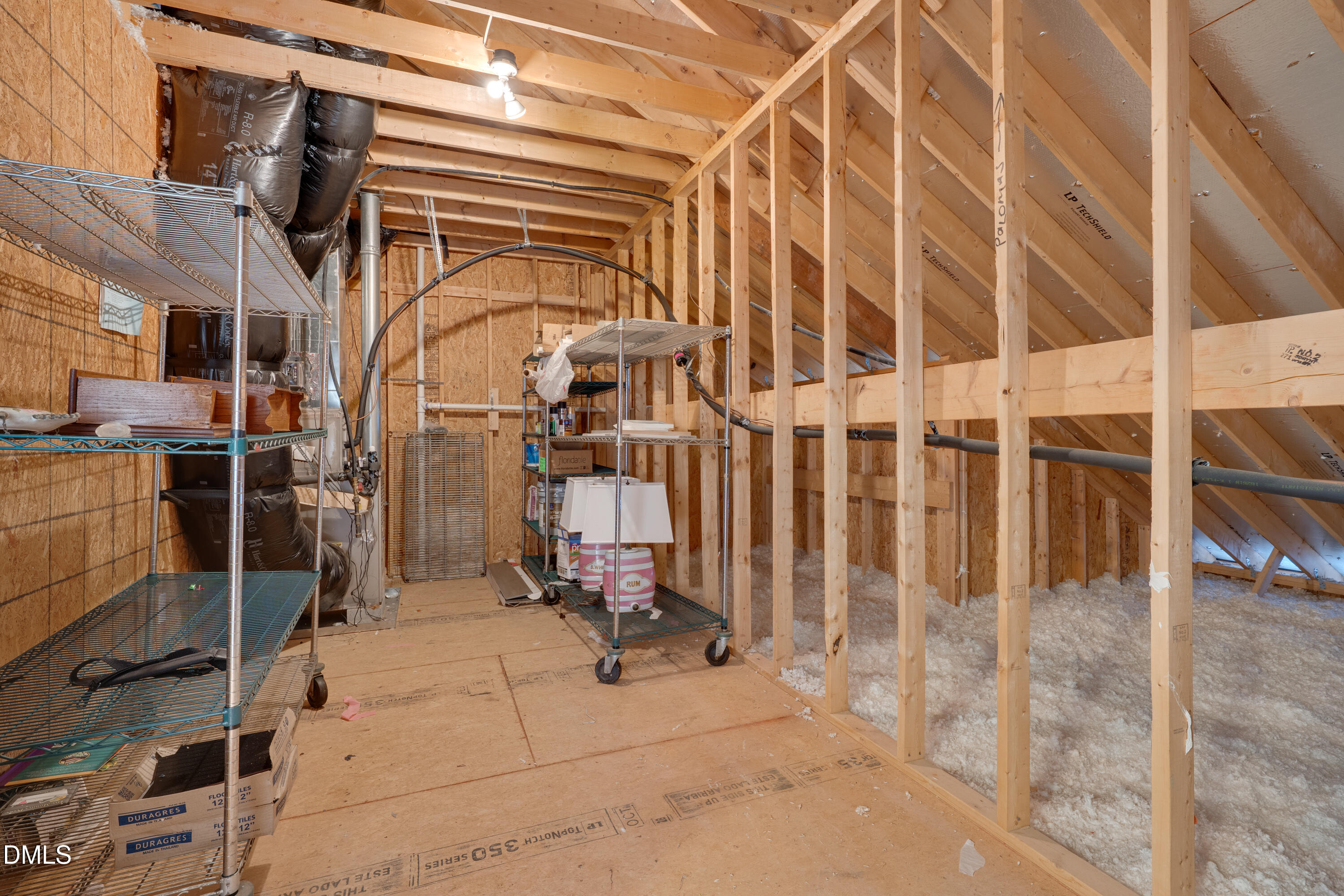 8027 Brandyapple Drive Raleigh, NC 27615 - Photo 42 of 52 More Unfinished Attic Storage!