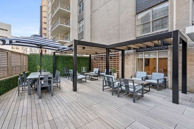 a view of outdoor space with chairs