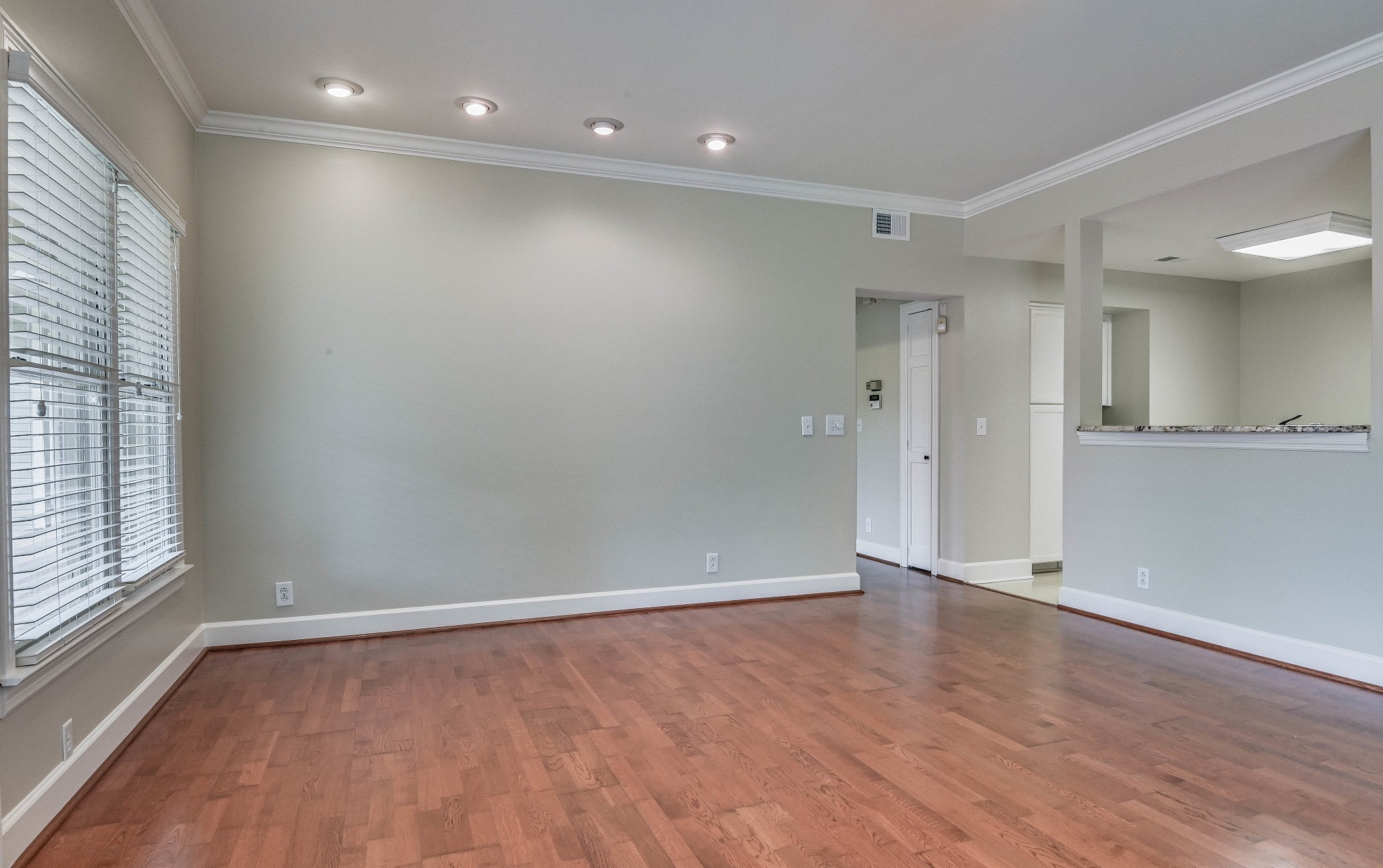 301 Boxmere Place Nashville, TN 37215 - Photo 28 of 40 wooden floor in an empty room with a window