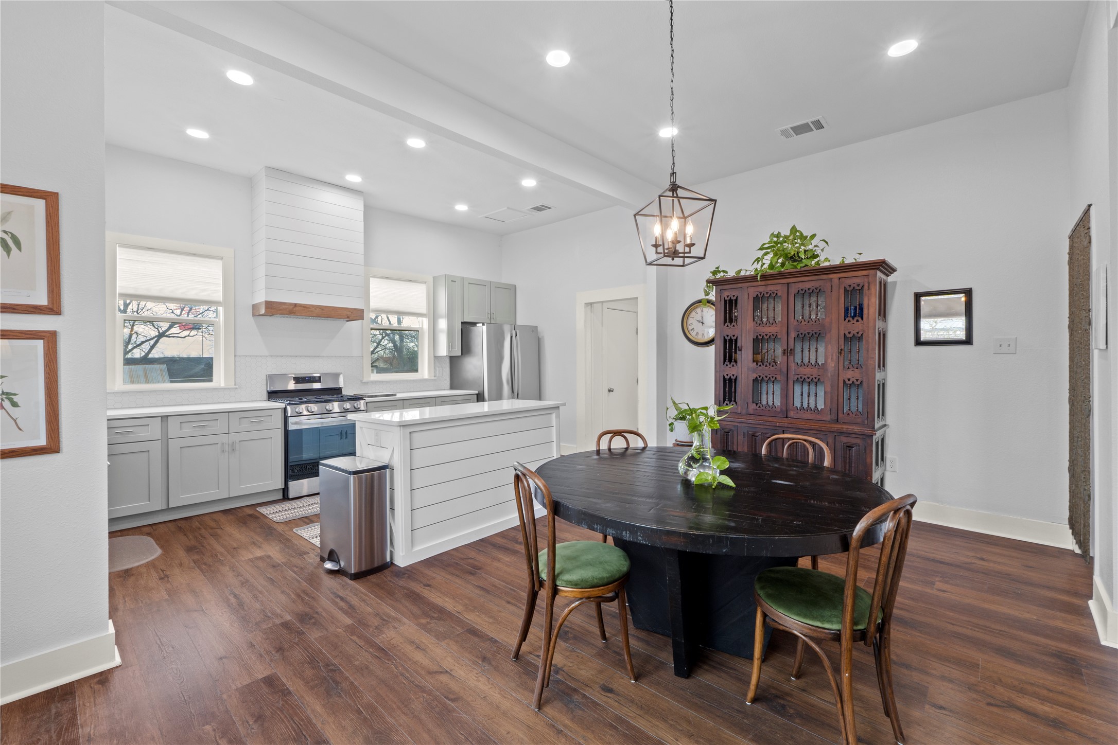 1120 Vance Street Taylor, TX 76574 - Photo 40 of 40 Open Floor Plan includes the kitchen looking into the dining and living areas.
