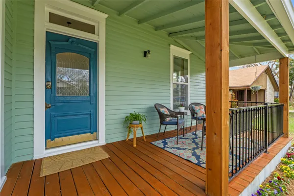 a view of outdoor seating space